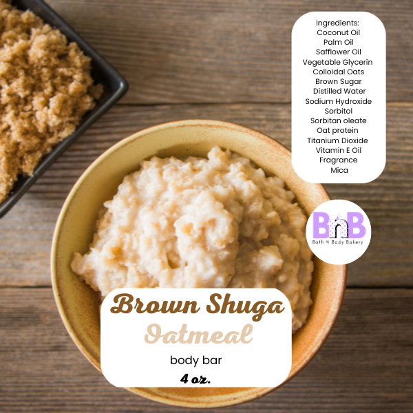 Brown Shuga Oatmeal Body Bar