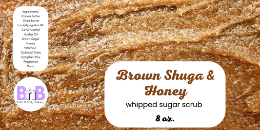 Oatmeal & Brown Shuga Whipped Sugar Scrub