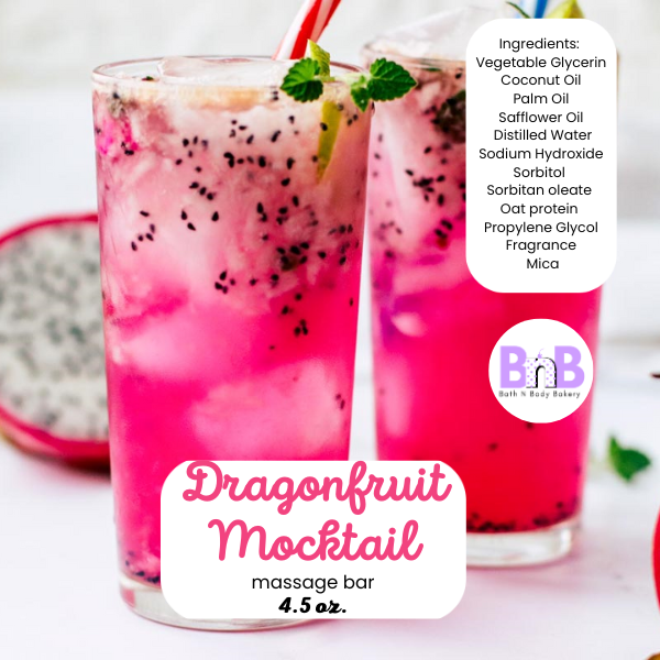 Dragonfruit Mocktail Massage Bar