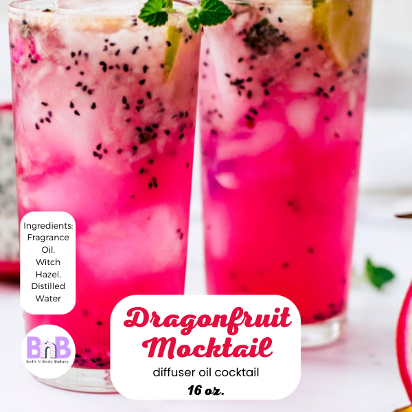 Dragonfruit Mocktail Diffuser Cocktail