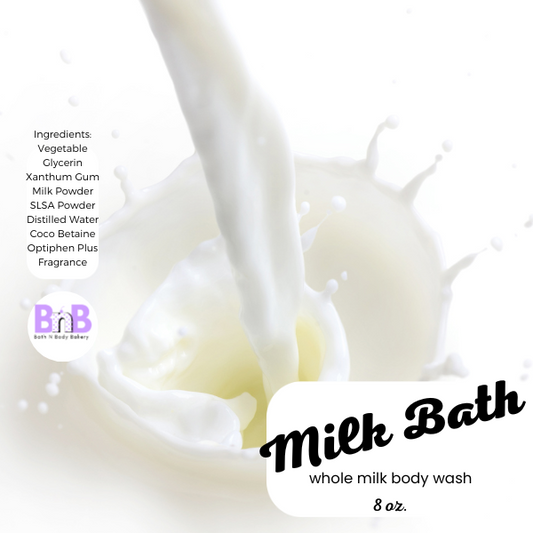 Milk Bath Body Wash 8oz