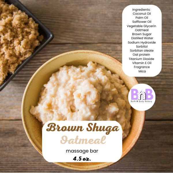 Brown Shuga Oatmeal Massage Bar