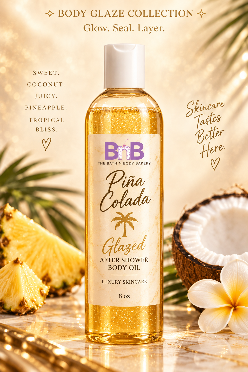Pina Colada Glazed Body Oil
