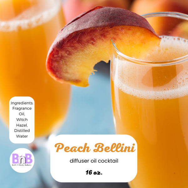 Peach Bellini Diffuser Cocktail