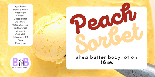 Peach Sorbet Shea Butter Body Lotion