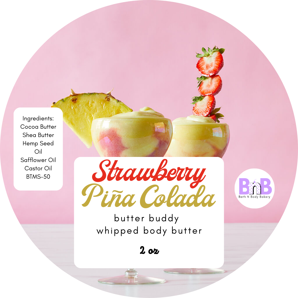 Strawberry Pina Colada Butter Buddy