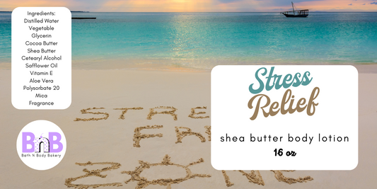 Stress Relief Shea Butter Body Lotion