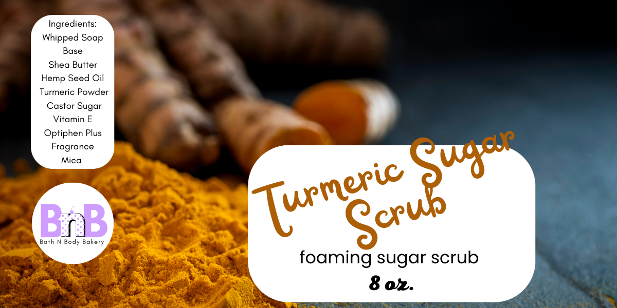 Turmeric Foaming Sugar Scrub