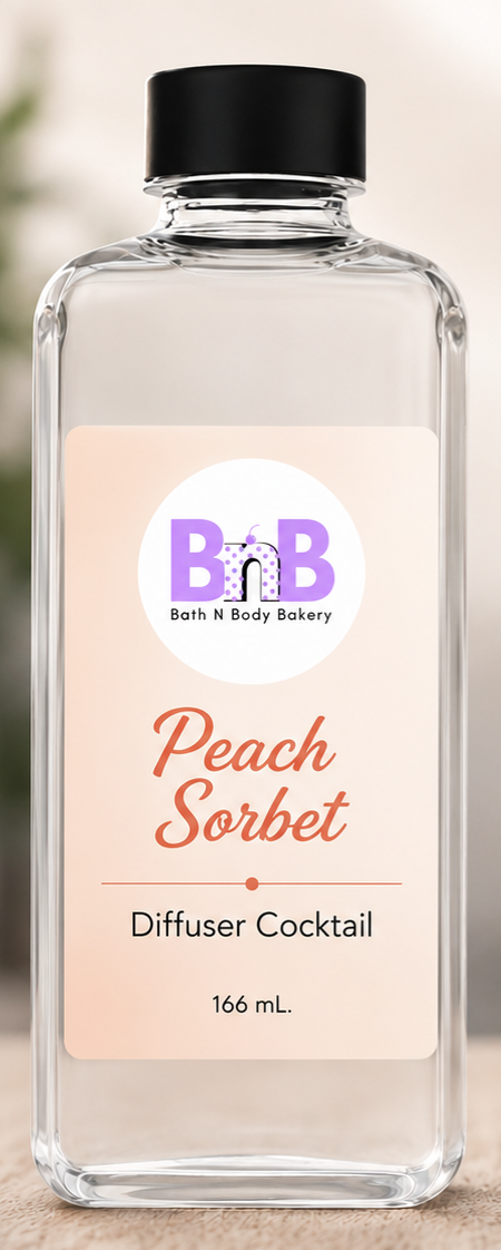 Peach Sorbet Diffuser Cocktail