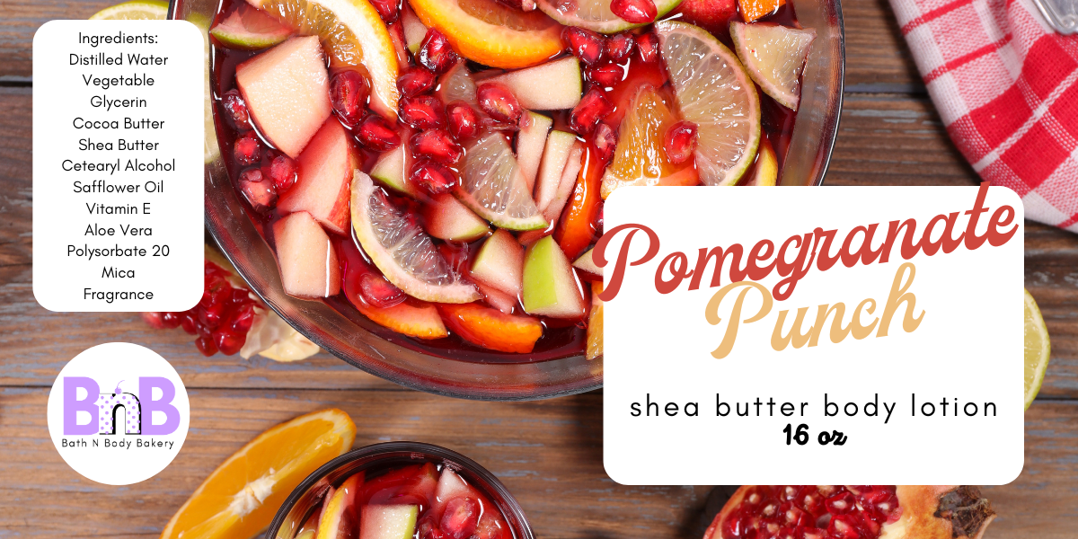 Pomegranate Punch Shea Butter Body Lotion