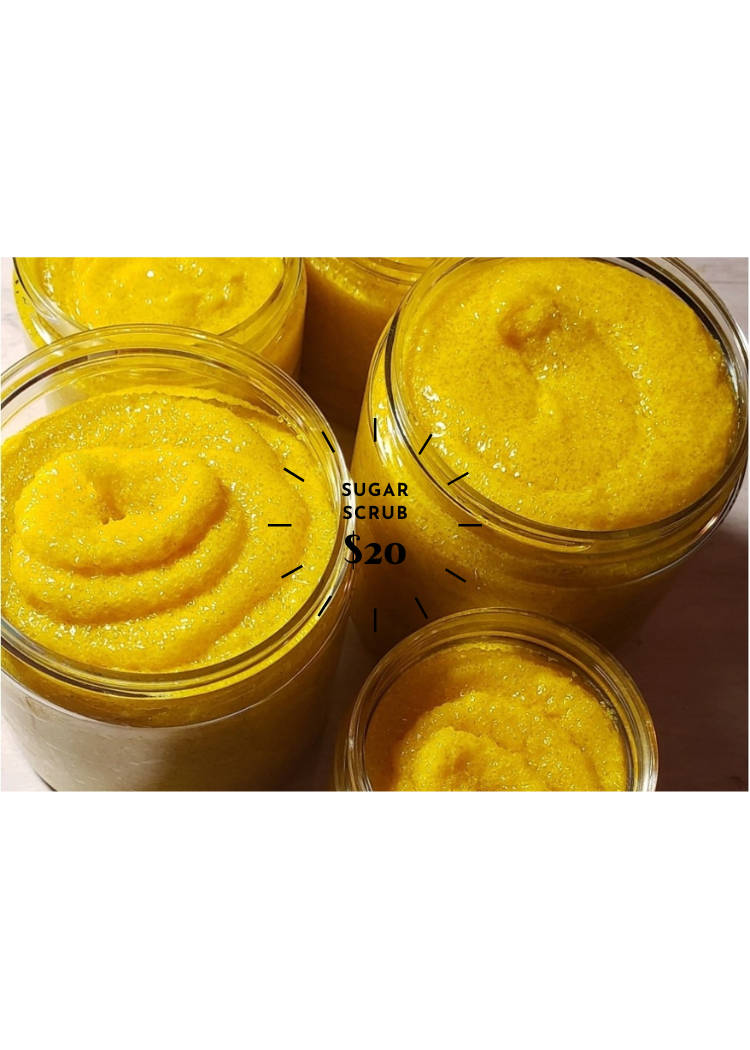 Turmeric Foaming Sugar Scrub